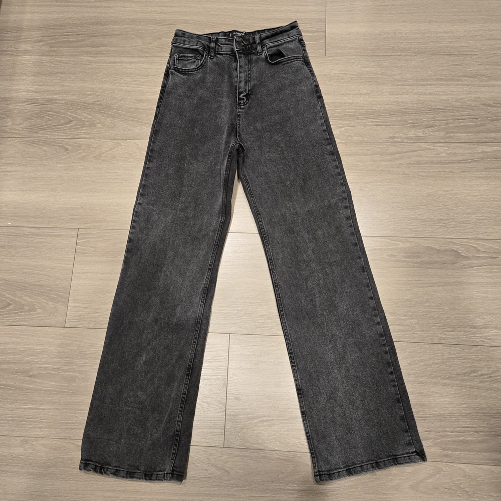 Gray Straight Jeans Size 26